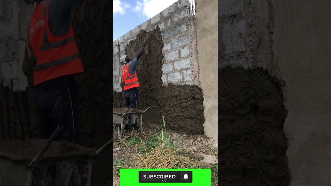Amazing plastering techniques 