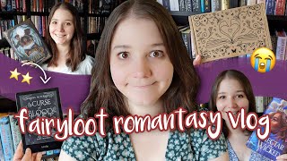 Reading fairyloot romantasy books (April-June) 🧚 VLOG [CC]
