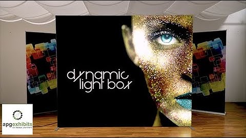Vector Frame Dynamic Backlit Light Box Trade Show Displays