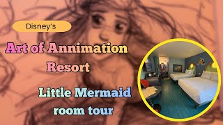Disney’s Art of Animation Little Mermaid Room Tour