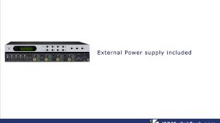 4X4 Hdbaset Hdmi Matrix Switch With Four Power Over Ethernet Poe Receivers