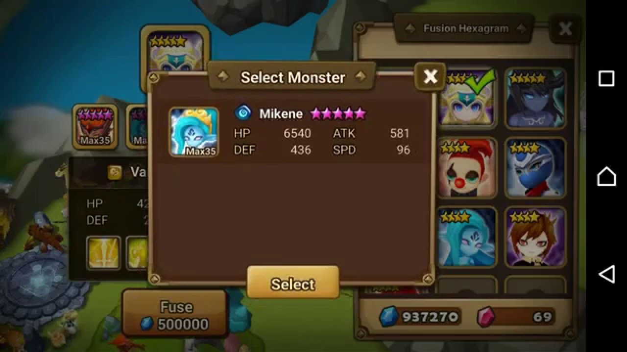 Summoners War - Wind Valkyrja Fusion Hexagram