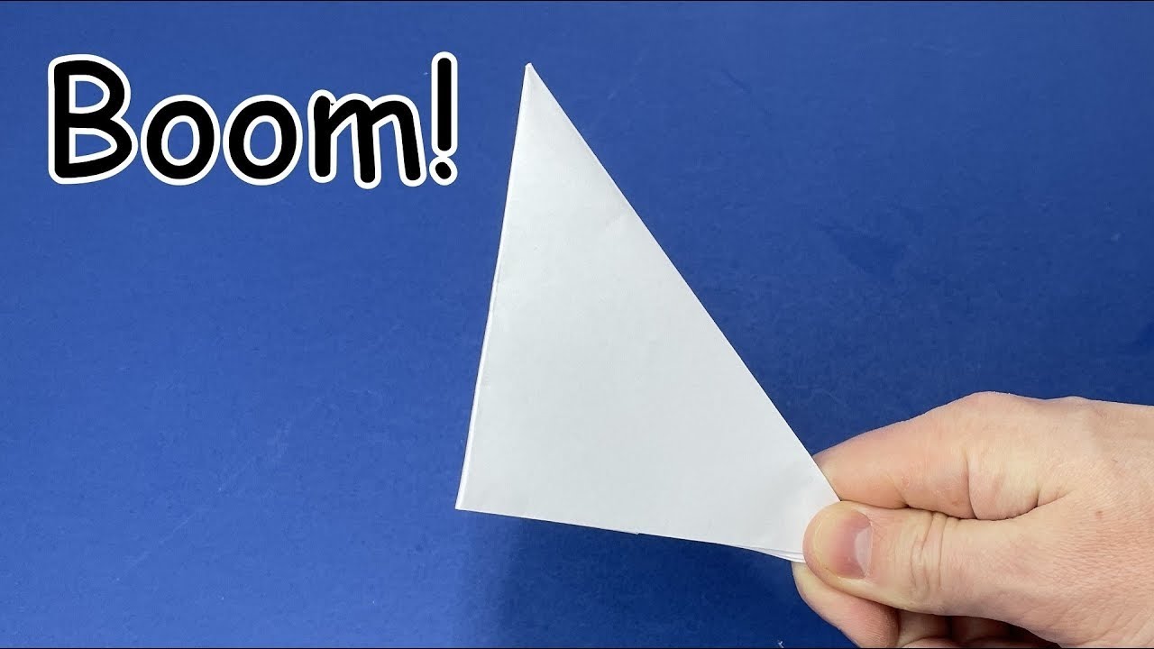 Paper Bomb for Science Fun How to make | origami | paper bomb
