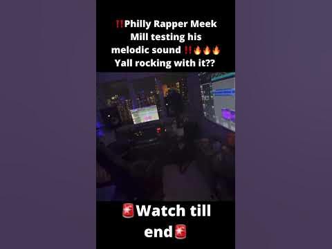 ‼️Philly Rapper Meek Mill Practicing his melodies‼️ 🔥🔥🔥🔥 - YouTube