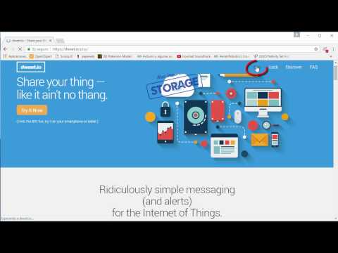 IoT experience - 1: dweet.io