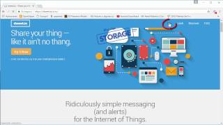 IoT experience - 1: dweet.io