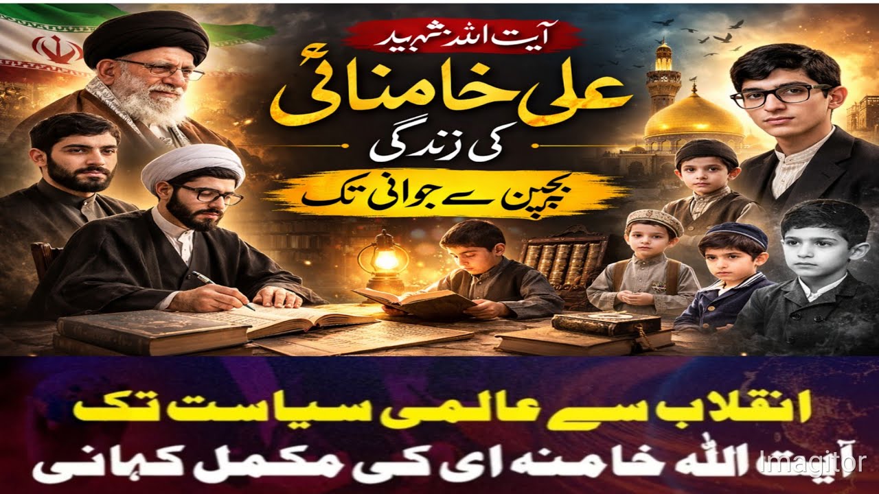 Shaheed Ayatullah Ali Khamenei Ki Mukammal Zindagi | Rehbar e Iran Ki Kahani