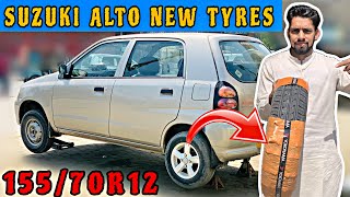 Old Suzuki Alto Tyre Upgrade | Yokohama BluEarth ES32 155/70R12 |Full Review+ Price +Fitting Guide 🔧