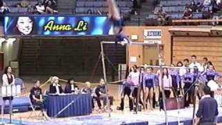 Anna Li full-twisting double layout off bars