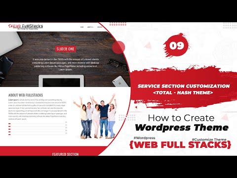 Customizing the Hash Theme Service Area on Wordpress | For New Users | Step By Step | #9