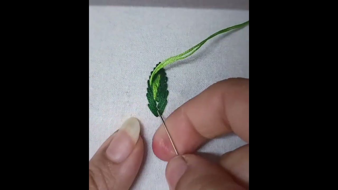 Three Different but easy hand embroidery 🪡🪡#trending #embroidery #embroiderydesign 