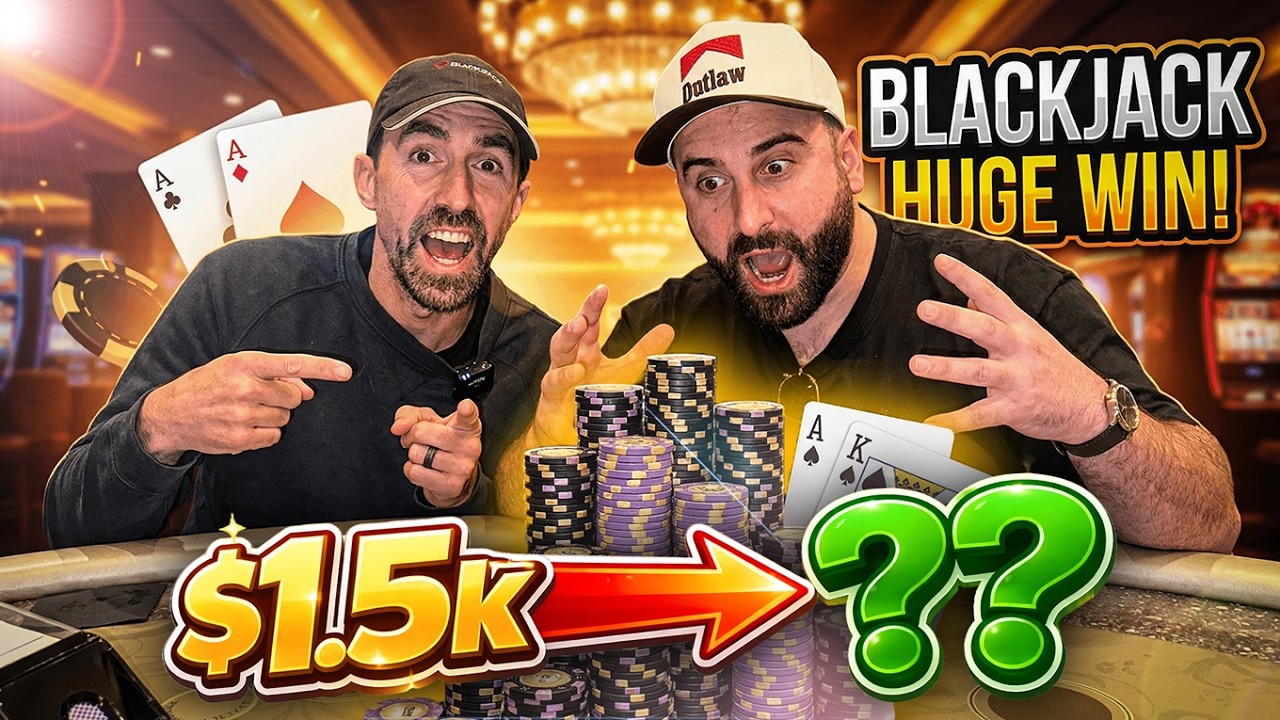 I was down to my last $1,500 and CRUSHED the casino! HIGH LIMIT BLACKJACK