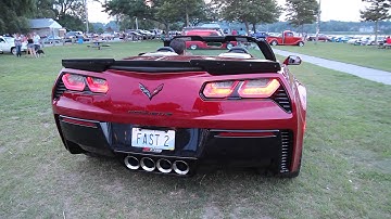 C7 z06 start up and rev.