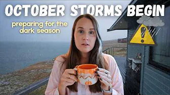 October Storms Begin: Preparing our Home for the Dark Season ︱ Svalbard