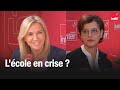 Lcole en crise  avec najat vallaudbelkacem et agns evren