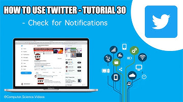 How to USE Twitter on a Computer - Check for Notifications | Tutorial 30