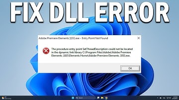 How To Fix The Procedure Entry Point Not Found Dynamic Link Library Error in Windows - Easy Fix