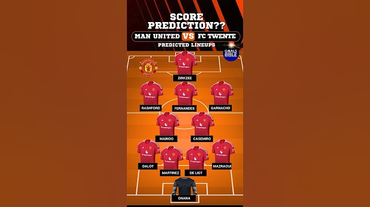 MANCHESTER UNITED vs FC TWENTE Lineups & Starting XI🔴⚪ #shorts #uel