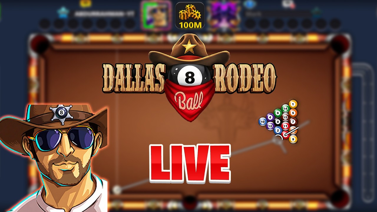 🔴 LIVE 🤠 DALLAS RODEO 🎱 Route 66 Season 🪧 8 Ball Pool - YouTube