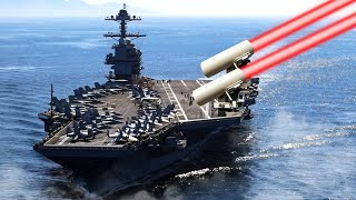 US New LASER Aircraft Carrier Helps ISRAEL!