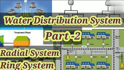 Water Distribution System || Radial System || Ring System || Environmental Engineering | Shiwani Jha