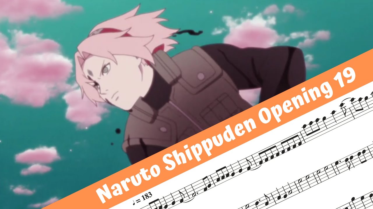 Naruto Shippuden Opening 19 (Flute) YouTube