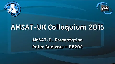 AMSAT DL - Peter Guelzow DB2OS and Achim Vollhardt...