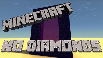 How to make a Nether Portal in Minecraft WITHOUT DIAMONDS Tutorial