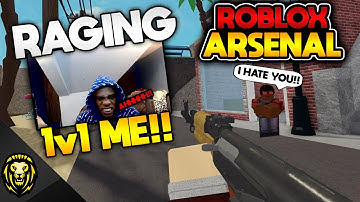 i 1v1 my FRIEND HE RAGED in Arsenal (Roblox)
