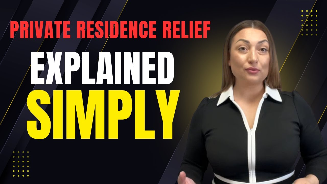 Private Residence Relief (PRR) Explained – With Real Example 🏡📉