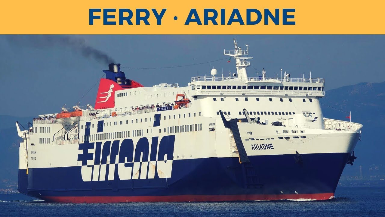 Arrival Of Ferry Ariadne In Cagliari Tirrenia Youtube