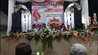 Penampilan Grup Rebana MI Arrosyidin dalam Lomba Rebana Ds Gedekan
