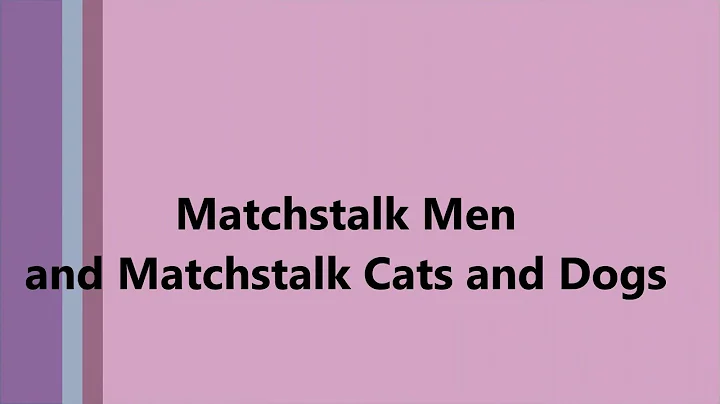Matchstalk Men and Matchstalk Cats and Dogs  BRIAN & MICHAEL  (with lyrics)