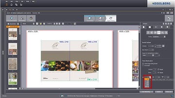 2up Brochure Production with Prinect DFE.