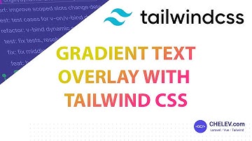 TailwindCSS Quick Tips: How to apply gradient overlay on a text