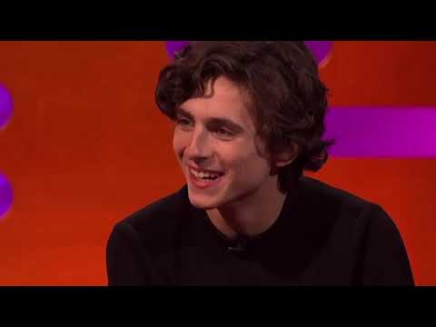 timothée chalamet being adorable for about 5 minutes