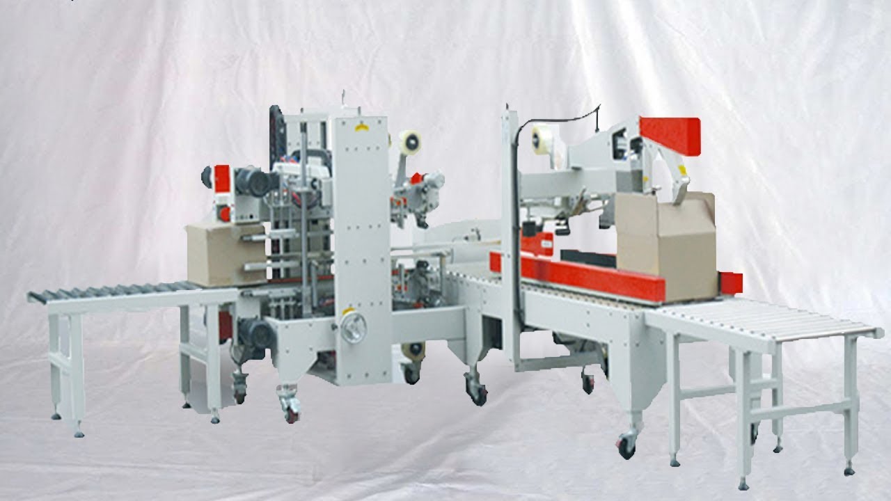 H type carton sealing together with strapping end packaging line Máquinas de sellado de cartón