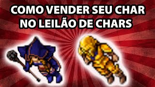 Tibia - How to sell your character at the character auction - Tutorial