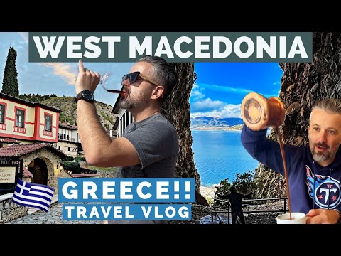 Greece Travel Vlog | WEST MACEDONIA things to do & GREEK FOOD