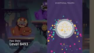 Two Dots Level 8493 Gameplay (no boosters used) ⭐️⭐️