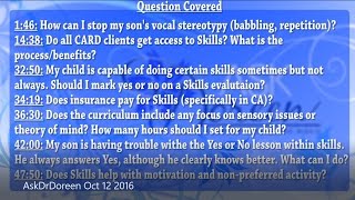 Ask Dr. Doreen- October 12th,  2016