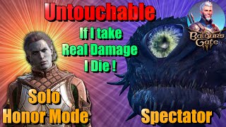 BG3 Solo HM: Spectator - No barrels, No Haste, No damage taken, No Problem (Untouchable Challenge)