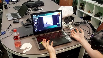 AZCS Technology goes Orion on the HTC Vive with Leap Motion