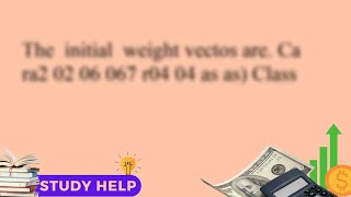 Consider an LVQ net with two input units and four target classes C1 C2 C3 and C There are 16 classif