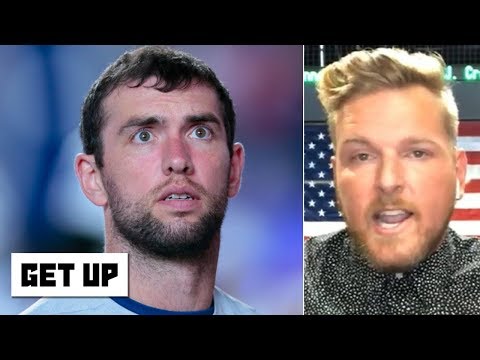 Pat McAfee: Andrew Luck was in a scary situation with the Colts' abysmal offensive line | Get Up