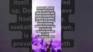 1 Corinthians 13:4-5