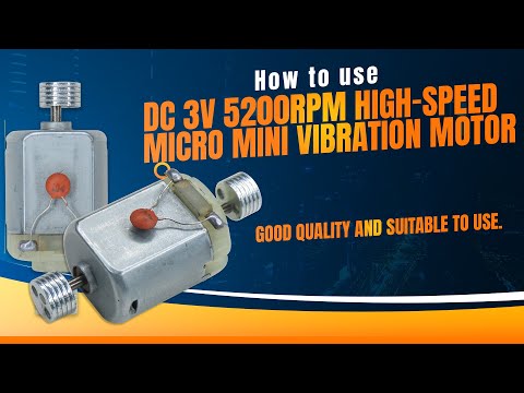 DC 3V 5200RPM High-Speed Micro Mini Vibration Motor