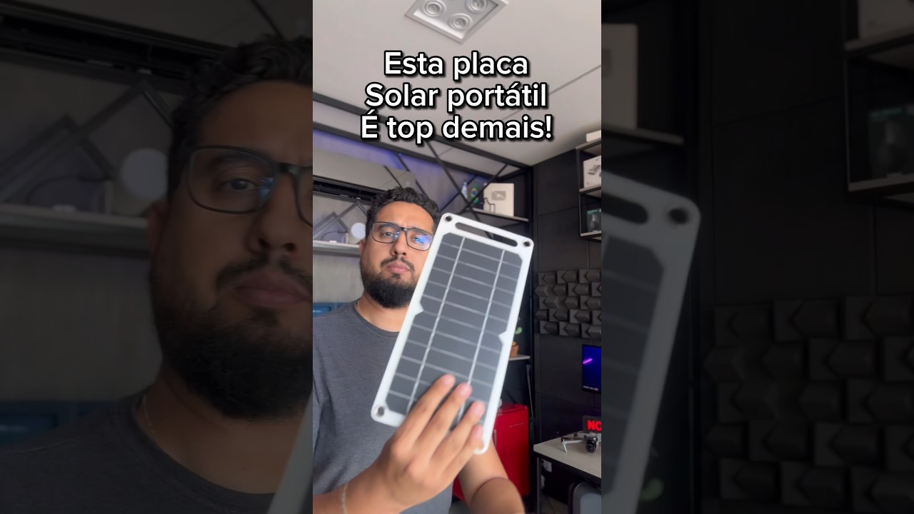 Esta placa solar &eacute; top demais!