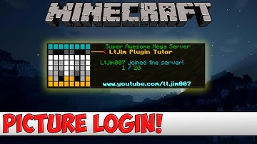 Minecraft Plugin Tutorial - Picture Login