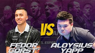 FEDOR GORST VS ALOYSIUS YAPP | EUROPEAN OPEN POOL CHAMPIONSHIP 2023